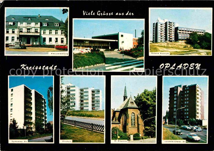 Opladen Bahnhof St. Aloysius Kreisverwaltung