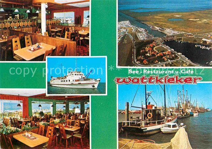 Carolinensiel-Harlesiel Ostfriesland See-Restaurant Wattkieker Faehre Oldenburg