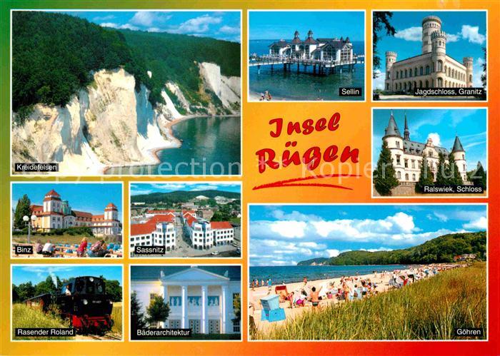 Binz Ruegen Sassnitz Baederarchitektur Goehren Ralswiek Schloss