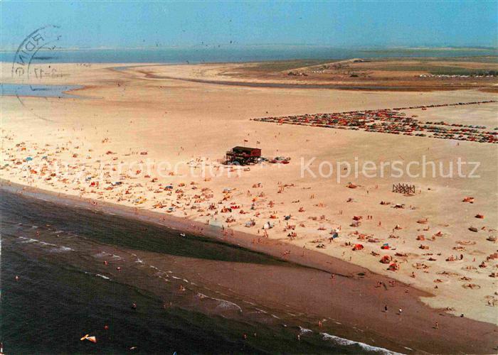 St Peter-Ording Strand Fliegeraufnahme