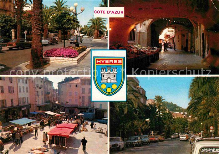 Hyeres Avenue Clotis Rue des Porches Place du