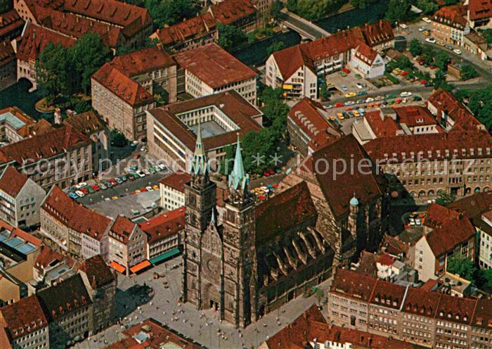 NueRNBERG  CITY St. Lorenzkirche Fliegeraufnahme