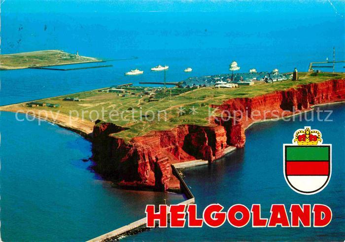 HELGOLAND Insel Schleswig-Holstein Fliegeraufnahme