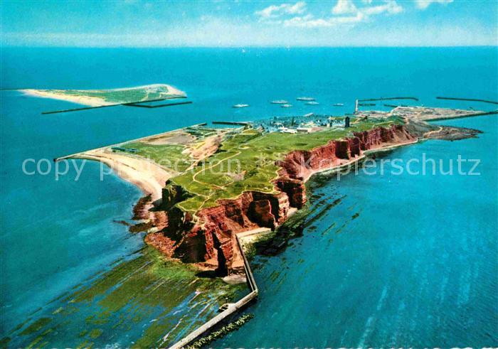 HELGOLAND Insel Schleswig-Holstein Fliegeraufnahme