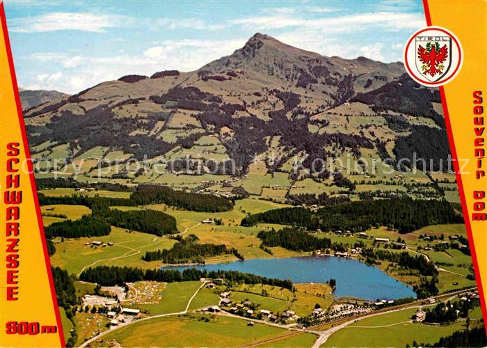 Kitzbuehel Tirol Fliegeraufnahme Schwarzsee Kitzbueheler Horn