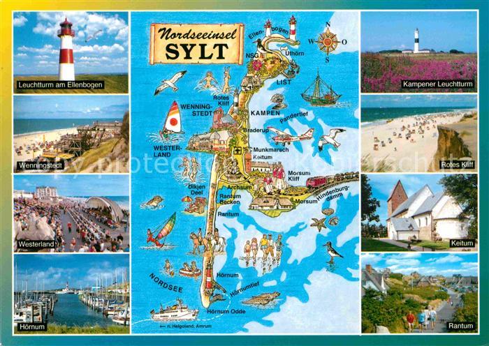 Keitum Sylt Kampener Leuchtturm Rantum Hoernum