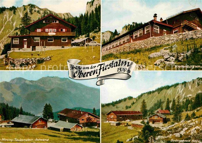 Neuhaus Schliersee Berggasthof Obere Firstalm Krettenburg Bodenschneid
