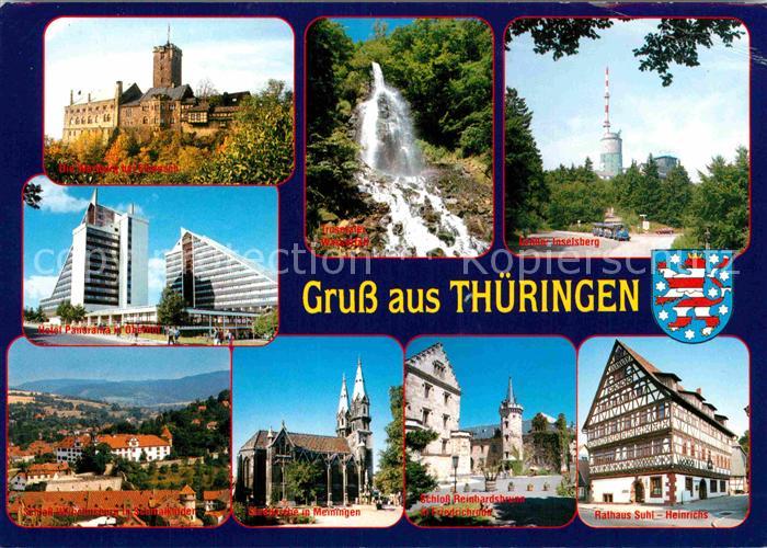 Meiningen Thueringen Stadtkirche Rathaus Suhl-Heinrichs