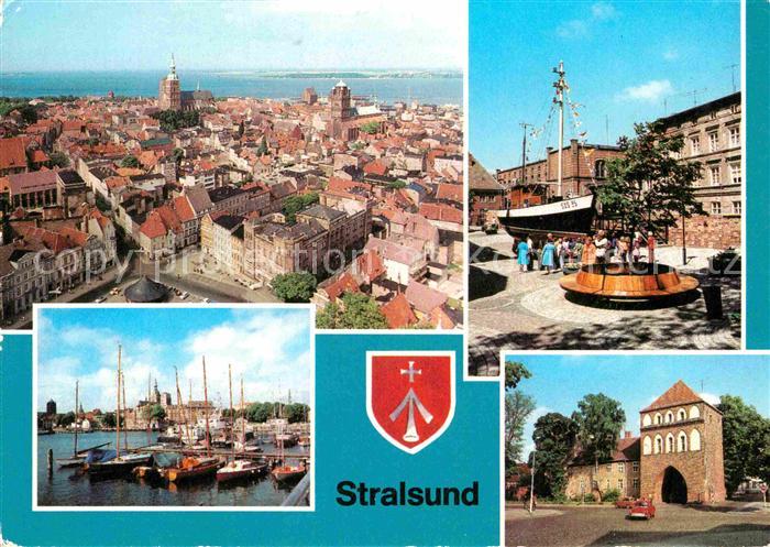 Stralsund Mecklenburg Vorpommern Hafen Kniepertor Meeresmuseum