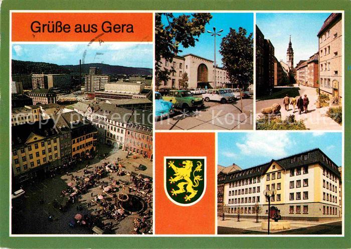 Gera Hauptbahnhof Schuhgasse Kornmarkt