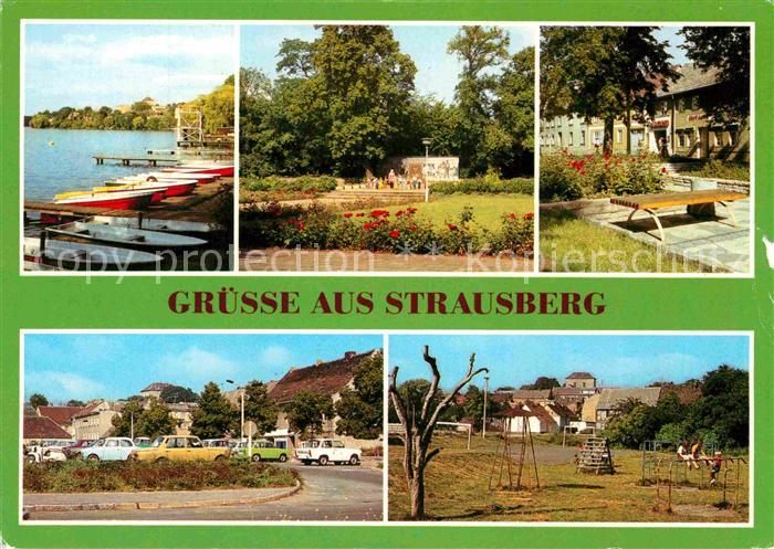 Strausberg Brandenburg Parkplatz Muencheberger Strasse Straus-See