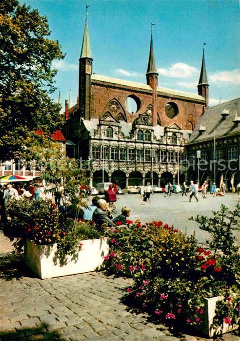 LueBECK CITY Marktplatz Rathaus