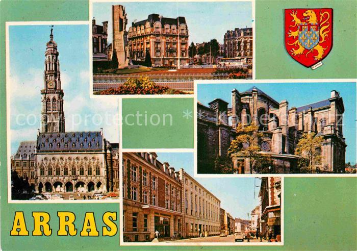 Arras Pas-de-Calais Kirche Schloss  Palast