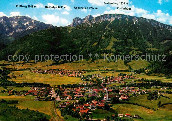 Pfronten Ostallgaeu Bayern Fliegeraufnahme