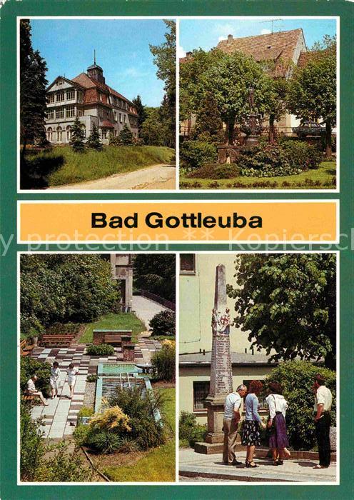 Bad Gottleuba-Berggiesshuebel Kliniksanatorium Markt Wassertretanlage Postmeilen