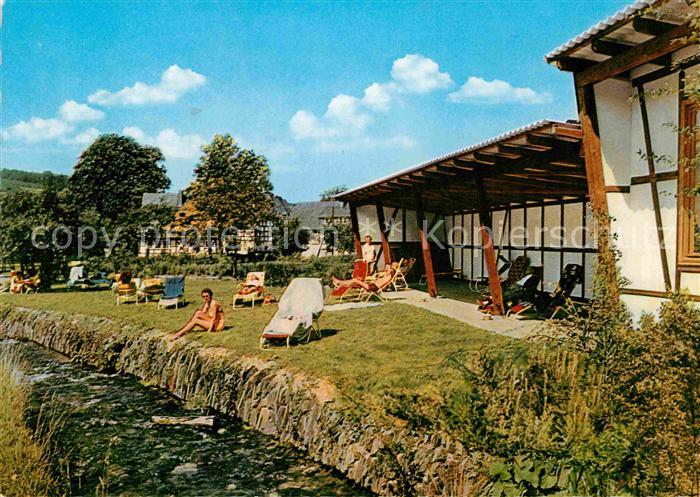 Oberkirchen Sauerland Hotel Seehuette Garten