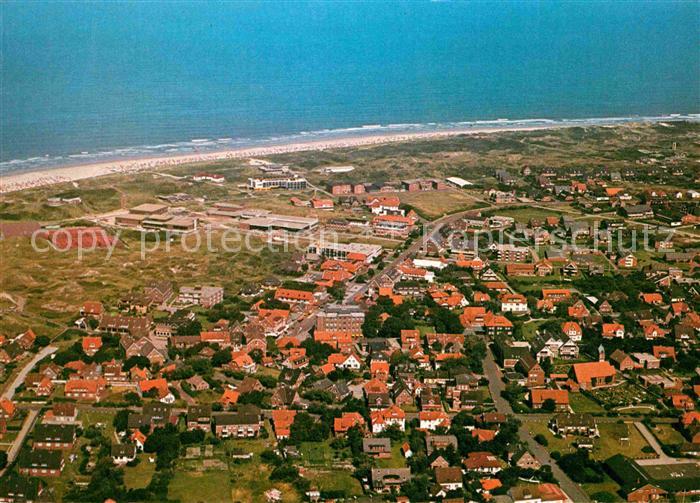 Langeoog Nordseebad Fliegeraufnahme