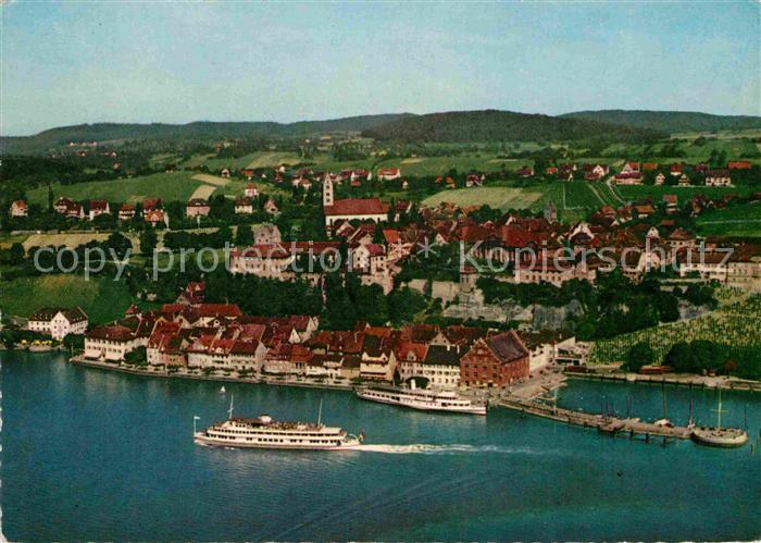Meersburg Bodensee Fliegeraufnahme Ans´legestelle