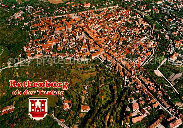Rothenburg Tauber Fliegeraufnahme