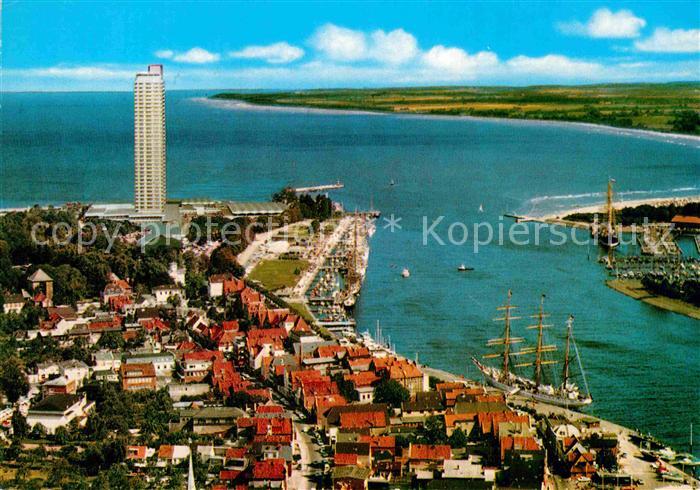 Travemuende Ostseebad Fliegeraufnahme