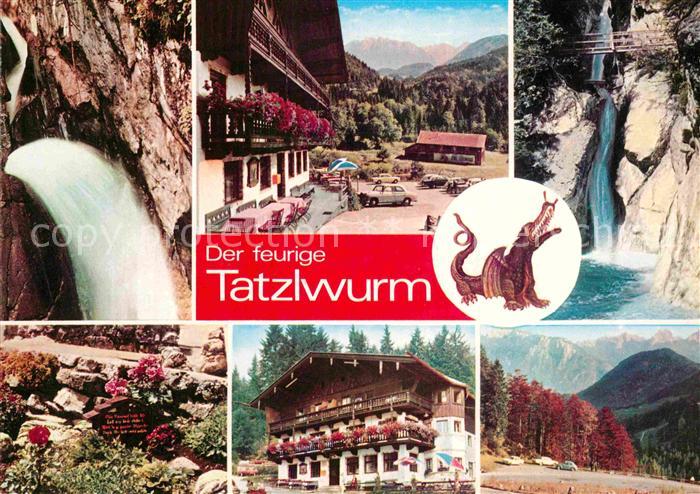 Bayrischzell Alpengasthaus zum feurigen Tatzelwurm