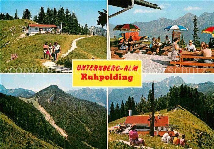 Ruhpolding Bayern Unternberg Alm Sonnenterrasse Alpenrundblick Drachenflugplatz