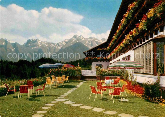 Sonthofen Oberallgaeu Berghof mit Alpe Eck