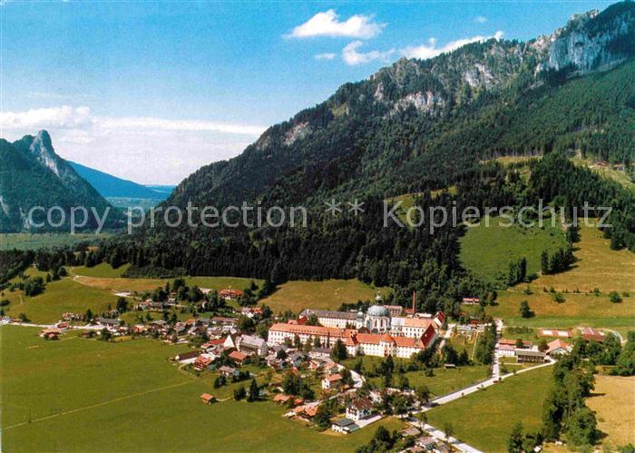 Ettal Fliegeraufnahme Benediktiner Kloster