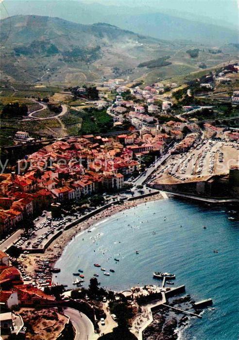Collioure Fliegeraufnahme