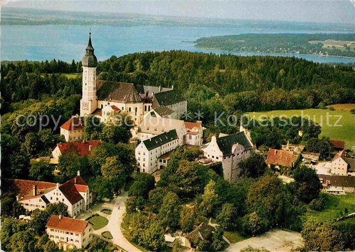 Andechs Fliegeraufnahme Kloster