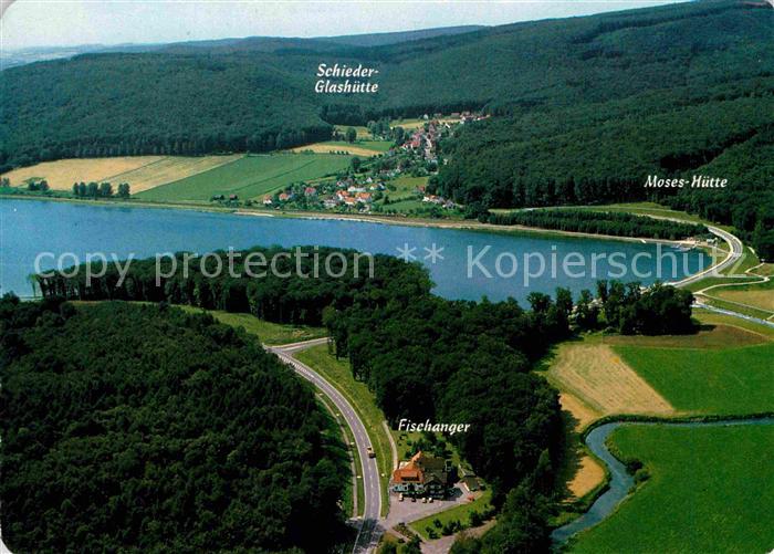 Schieder-Schwalenberg Fliegeraufnahme Emmerstausee