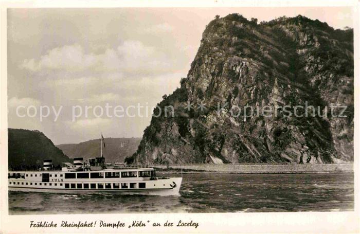 Dampfer Seitenrad Koeln Loreley