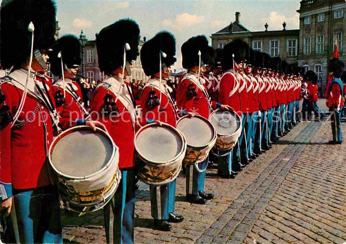 Leibgarde Wache Royal Guard Amalienborg Palace Copenhag