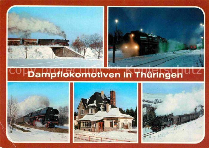 Lokomotive Dampflokomotive BR 44 Triptis Bahnhof Weida Viadukt Lichte