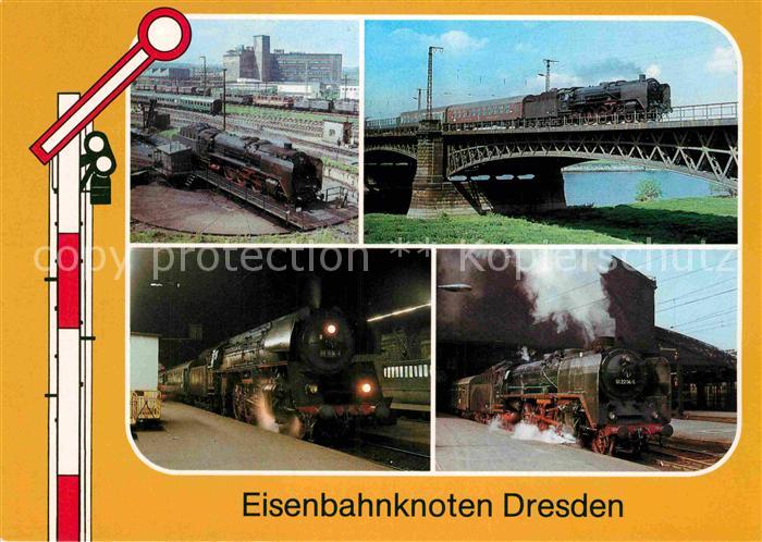 Lokomotive Eisenbahnknoten Dresden Bahnbetriebswerk Hauptbahnhof