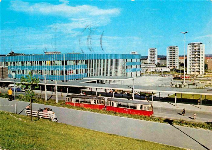 Strassenbahn Plauen Oberer Bahnhof Punkthaeuser