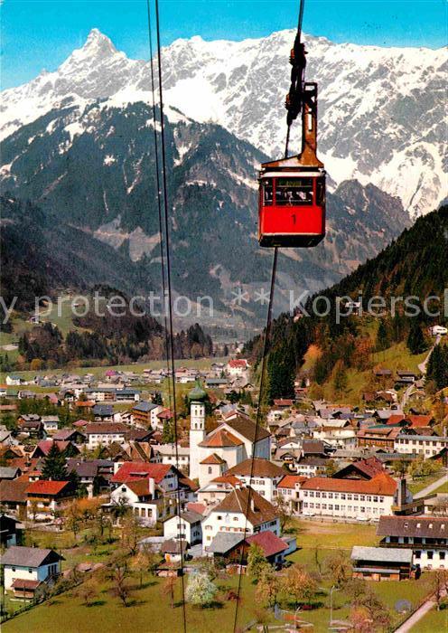 Seilbahn Montafoner Hochjochbahn Schruns Zimba Vandanser Wand