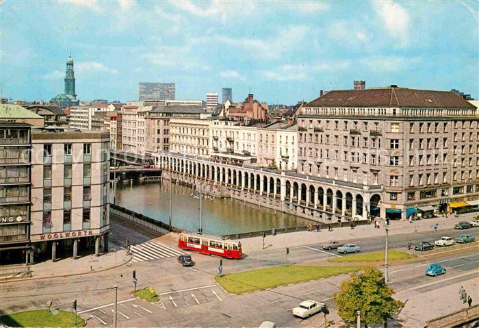 Strassenbahn Hamburg Alsterarkaden