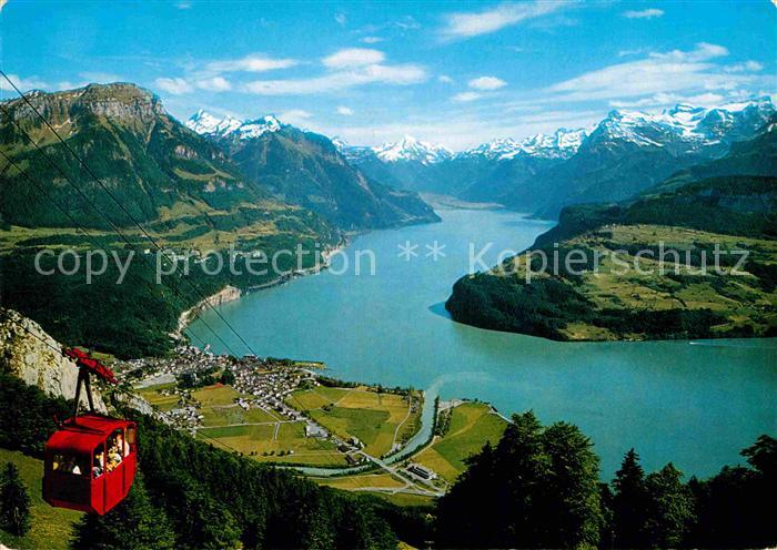 Seilbahn Brunnen-Urmiberg Vierwaldstaettersee Frohnalpstock