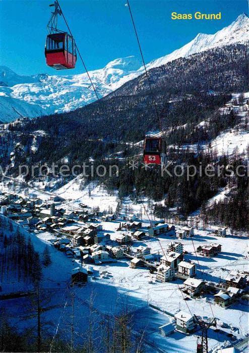 Seilbahn Saas Grund Kreuzboden Hohsaas Allalinhorn Alphubel