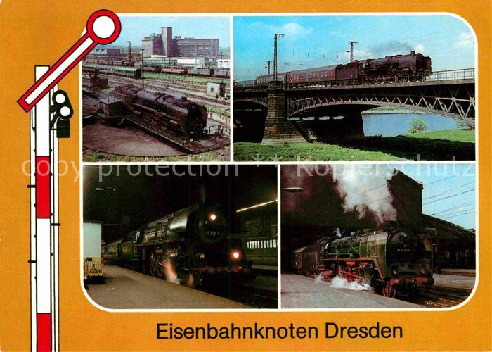 Lokomotive Eisenbahnknoten Dresden Bahnbetriebswerk Elbbruecke