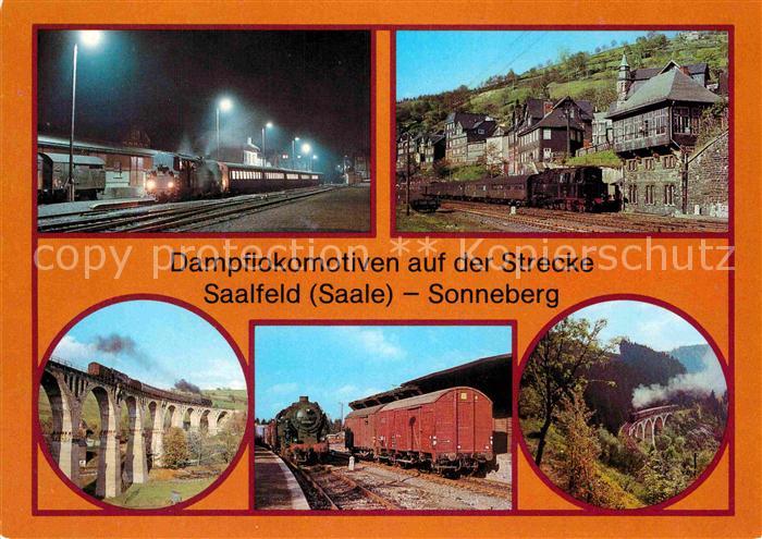 Lokomotive Dampflokomotiven Saalfeld Saale Sonneberg Bahnhof Steinach
