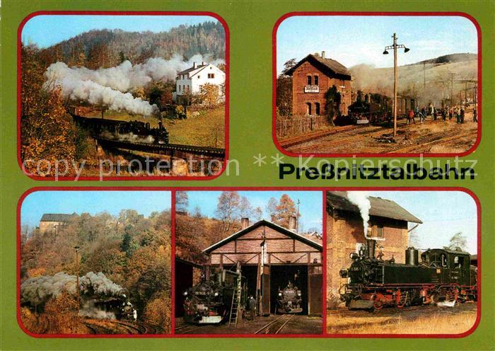Lokomotive Pressnitztalbahn Schmalspurbahn Wolkenstein Joehstadt