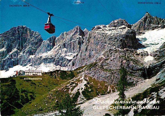 Seilbahn Dachsteinsüdwand Gletscherbahn Ramsau B