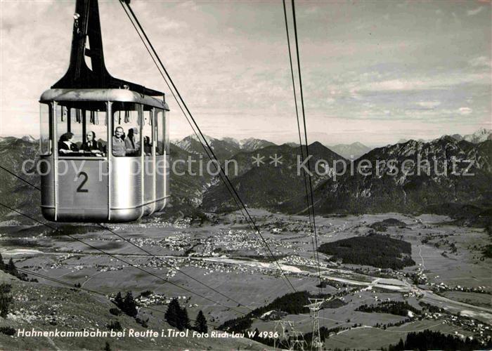 Seilbahn Hahnenkamm Reutte Tirol Foto-Risch-Lau-Nr. W 4936