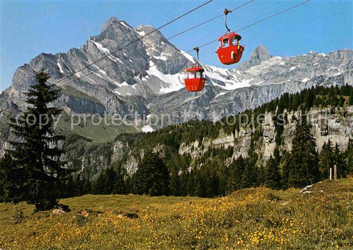 Seilbahn Grotzenbueel Braunwald Ortstock Hoher Turm