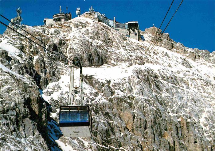 Seilbahn Zugspitze Gipfelstation Ostgipfelkreuz