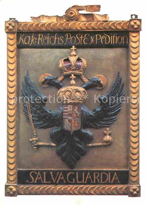 Post Posthausschild Thurn und Taxis um 1770