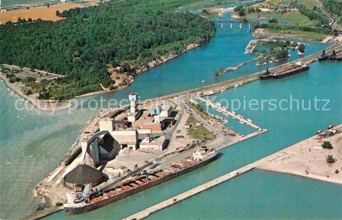 Goderich Harbour Agawa Canyon aerial view
