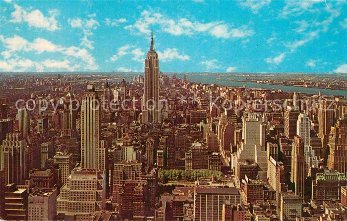 New York City Panoramic view Skyline Empire State Building